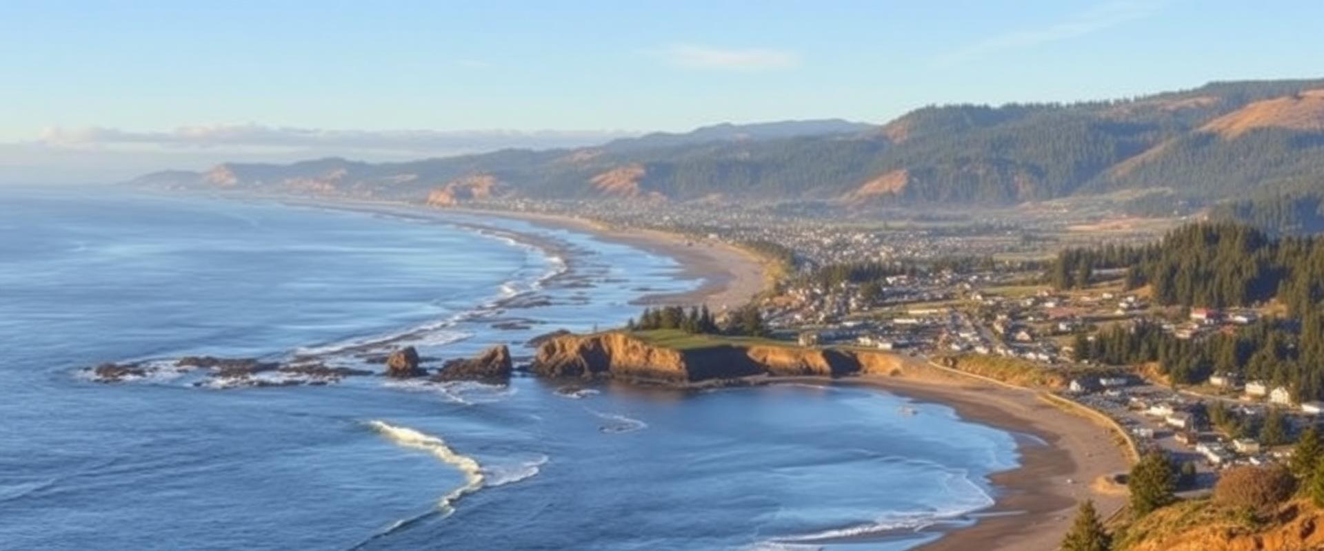 Scenic view of Oregon's Southern Coast where Garage Door Wedderburn provides services
